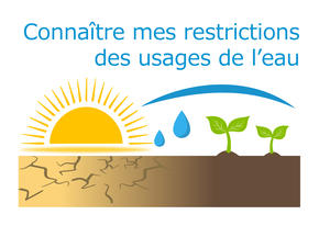pictogramme connaitre mes restrictions de l'usage de l'eau